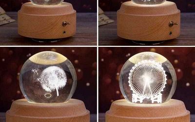 ✅ TOP 2021 ▷ Caja de música con bola de cristal