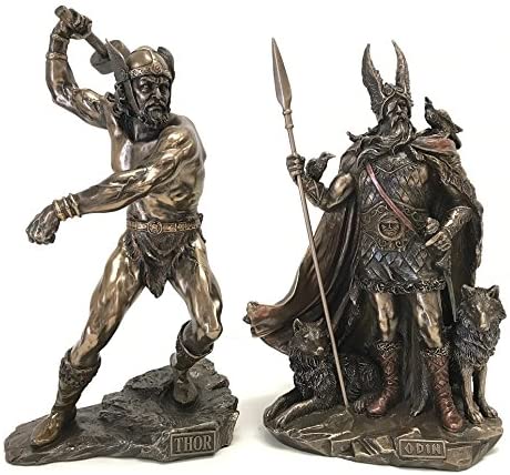 ✅ TOP 2021 ▷ Figuras mitología nórdica en bronce