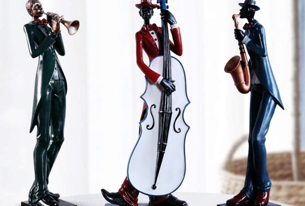 ✅ TOP 2021 ▷ Estatuas Decorativas De Resina De Banda De Música
