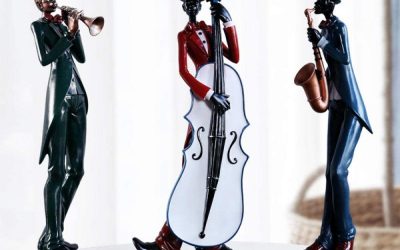 ✅ TOP 2021 ▷ Estatuas Decorativas De Resina De Banda De Música