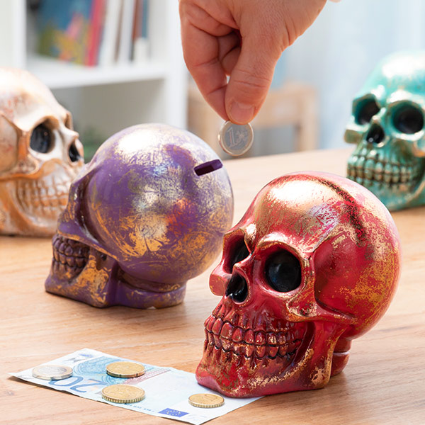 ✅ TOP 2021 ▷ mejores huchas con diseño Skull Calavera