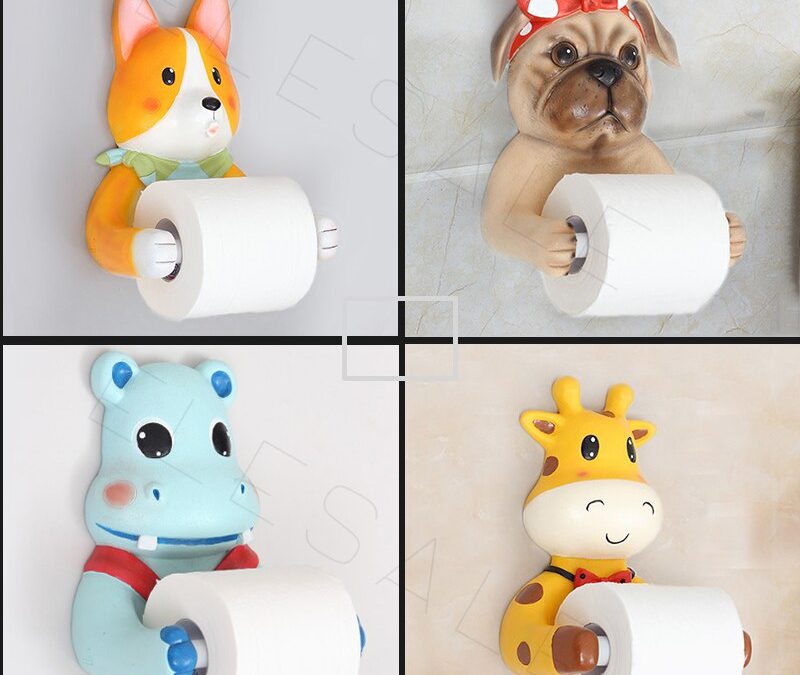 ✅ TOP 2021 ▷ portarrollos de papel higiénico con diseño animal
